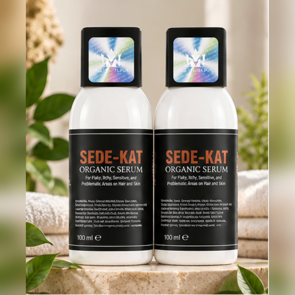 Sede‑Kat Organik Hasas , Pullanan , Kaşıntılı ve Kepeklenen Cilt İçin hassas Deri Bakım Kremi 2x100ml