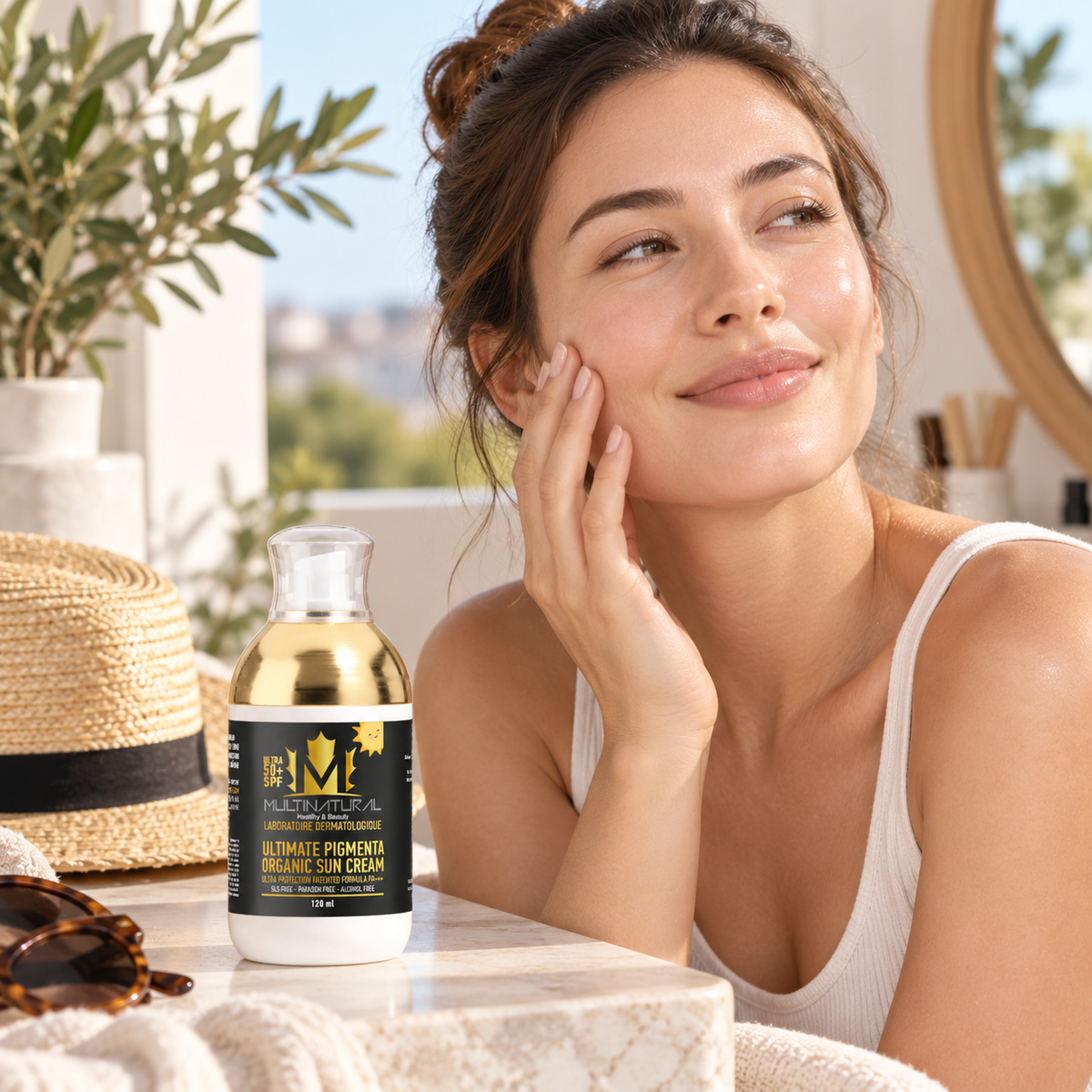 Multi Pigmanta Güneş Kremi SPF50+  Leke Karşıtı | Ultra Koruma | Kolajen Destekli | Organik Formül